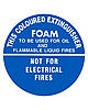 Foam fire extinguishers