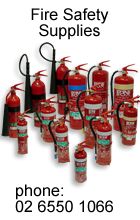Fire Safety supplies with phone