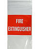 UV treated fire extinguisher plastic bags
